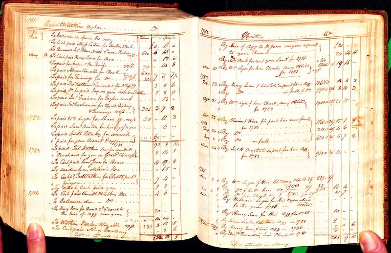 Francis Watkins Account Book, pg 161